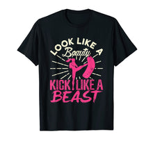 Ladda upp bild till gallerivisning, Funny shirts V-neck Tank top Hoodie sweatshirt usa uk au ca gifts for Kickboxing Shirt - Look Like a Beauty Kick Like a Beast 2004143
