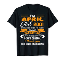 Ladda upp bild till gallerivisning, Funny shirts V-neck Tank top Hoodie sweatshirt usa uk au ca gifts for April 2001 Girl Gifts 18 Years Old 18th Birthday TShirt 3302153
