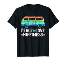 Ladda upp bild till gallerivisning, Funny shirts V-neck Tank top Hoodie sweatshirt usa uk au ca gifts for Funny Peace Love Hippiness Peace Van Hippie Bus Rainbow Tee 489232
