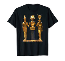 Ladda upp bild till gallerivisning, Funny shirts V-neck Tank top Hoodie sweatshirt usa uk au ca gifts for Egyptian Trinity Golden Horus Osiris and Isis Statue T-shirt 2119268
