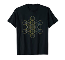 Ladda upp bild till gallerivisning, Metatron's Cube t-shirt. Sacred Geometry Metatron Cube shirt 1335532
