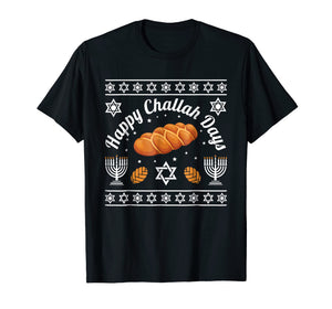 Funny shirts V-neck Tank top Hoodie sweatshirt usa uk au ca gifts for Happy Challah Days Hanukkah Gifts T-Shirt 2094212
