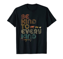 Ladda upp bild till gallerivisning, Be Kind To Every Kind Shirt. Retro, 70'S Vegan Life T-Shirt
