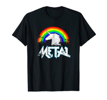 Ladda upp bild till gallerivisning, Metal Unicorn Funny Rocker Music Band Festival T Shirt Gift
