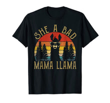 Ladda upp bild till gallerivisning, Funny T-Shirt: She Is Bad Mama Llama Gift T-Shirt 147241
