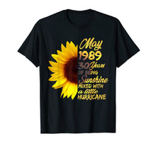 Ladda upp bild till gallerivisning, Being Sunshine T-Shirt 30th Birthday Gifts May 1989
