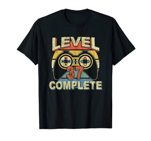 Funny shirts V-neck Tank top Hoodie sweatshirt usa uk au ca gifts for 37th Birthday T-Shirt Level 37 Complete Birthday Gifts for G 1694069