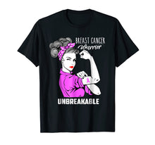 Ladda upp bild till gallerivisning, Funny shirts V-neck Tank top Hoodie sweatshirt usa uk au ca gifts for Breast Cancer Warrior Unbreakable T-Shirt Awareness Gift 2659052
