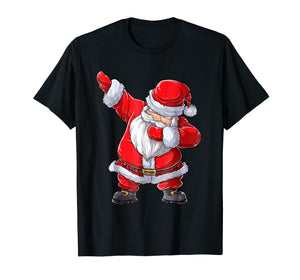 Funny shirts V-neck Tank top Hoodie sweatshirt usa uk au ca gifts for Boys Christmas Shirt Dabbing Santa Kids Men Xmas Gifts Tees 1483652