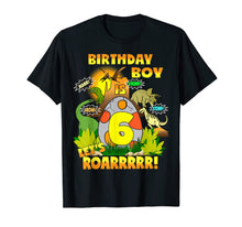 Ladda upp bild till gallerivisning, Funny shirts V-neck Tank top Hoodie sweatshirt usa uk au ca gifts for Boys Dinosaur Birthday Shirt Age 6 Party Theme Outfit 3052505
