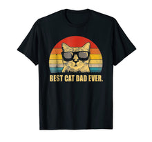 Ladda upp bild till gallerivisning, Vintage Best Cat Dad Ever T-Shirt Cat Daddy Father Gift Men 96797
