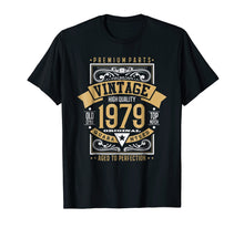 Ladda upp bild till gallerivisning, Funny shirts V-neck Tank top Hoodie sweatshirt usa uk au ca gifts for Vintage 40th Birthday Top Notch Since 1979 Exclusive Shirt 1153604

