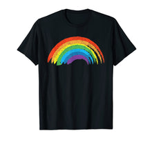 Ladda upp bild till gallerivisning, Funny shirts V-neck Tank top Hoodie sweatshirt usa uk au ca gifts for Vintage Retro Rainbow T-Shirt - Classic Distressed Design 1243007
