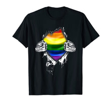 Ladda upp bild till gallerivisning, Superhero Ripping T Shirt LGBT Gay Pride Awareness Month 166399
