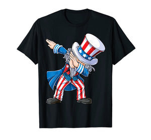 4th of july shirts for kids Dabbing Uncle Sam Boys Men Gifts 209656