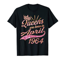 Ladda upp bild till gallerivisning, Funny shirts V-neck Tank top Hoodie sweatshirt usa uk au ca gifts for Queens born in April 1964 55th Birthday Gifts 55 years old 2680879
