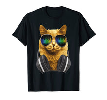 Ladda upp bild till gallerivisning, Funny shirts V-neck Tank top Hoodie sweatshirt usa uk au ca gifts for Cool DJ Cat Kitty with Sunglasses T-Shirt for Cat lovers 3816367
