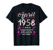 Ladda upp bild till gallerivisning, Funny shirts V-neck Tank top Hoodie sweatshirt usa uk au ca gifts for April 1958 T Shirt 61st Birthday Gift 61 Years Old Shirt 2769183
