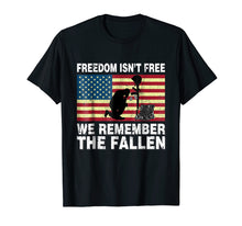 Ladda upp bild till gallerivisning, Funny shirts V-neck Tank top Hoodie sweatshirt usa uk au ca gifts for Freedom Isn't Free We Remember The Fallen T-Shirt Memorial's 1218710

