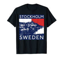 Ladda upp bild till gallerivisning, Funny shirts V-neck Tank top Hoodie sweatshirt usa uk au ca gifts for Stockholm Sweden Swedish Red Blue Tourist Souvenir T-Shirt 3123472
