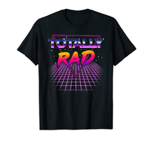 Ladda upp bild till gallerivisning, Totally Rad 1980s Eighties 80s Grid Outer Space T-Shirt 245414

