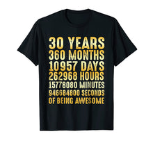 Ladda upp bild till gallerivisning, Funny shirts V-neck Tank top Hoodie sweatshirt usa uk au ca gifts for 30 Years Old 30th Birthday Gold Vintage T Shirt 360 Months 1680798
