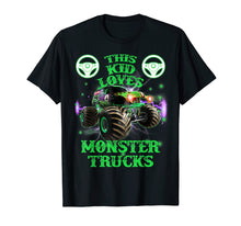 Ladda upp bild till gallerivisning, Funny shirts V-neck Tank top Hoodie sweatshirt usa uk au ca gifts for This Kid Loves Monster Trucks T Shirt Gift for Boys Girls 536747
