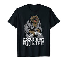 Ladda upp bild till gallerivisning, Funny shirts V-neck Tank top Hoodie sweatshirt usa uk au ca gifts for BJJ Brazilian Jiu Jitsu Shirt - Grizzly Bear MMA White Belt 4223988
