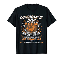 Ladda upp bild till gallerivisning, Funny shirts V-neck Tank top Hoodie sweatshirt usa uk au ca gifts for Lineman's Son Shirt Proud Lineman Fathers Day Gift Shirt 2287543
