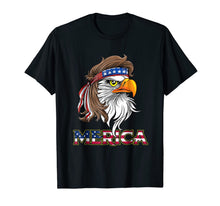 Ladda upp bild till gallerivisning, Eagle Mullet T Shirt 4th of July American Flag Merica USA 113332
