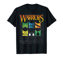 Ladda upp bild till gallerivisning, Warrior Cats Clan Icons T-Shirt - boy and girls book readers
