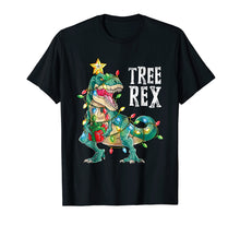 Ladda upp bild till gallerivisning, Christmas Shirts For Boys Kids Dinosaur Tree Rex Pajamas Men
