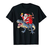 Ladda upp bild till gallerivisning, Funny shirts V-neck Tank top Hoodie sweatshirt usa uk au ca gifts for Dinosaur Christmas Shirt Boys Santa T rex Kids Xmas Gifts 1912765

