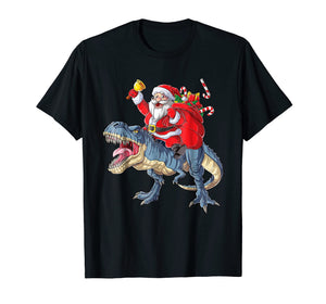 Funny shirts V-neck Tank top Hoodie sweatshirt usa uk au ca gifts for Dinosaur Christmas Shirt Boys Santa T rex Kids Xmas Gifts 1912765