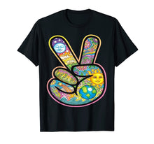 Ladda upp bild till gallerivisning, Funny shirts V-neck Tank top Hoodie sweatshirt usa uk au ca gifts for Trippy Peace Sign T-Shirt 2023367
