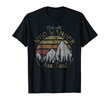 Ladda upp bild till gallerivisning, Not All Who Wander Are Lost Gradient Mountain Gold T-Shirt
