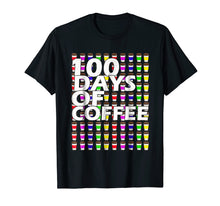 Ladda upp bild till gallerivisning, Funny shirts V-neck Tank top Hoodie sweatshirt usa uk au ca gifts for Coffee Teacher Shirt 100 Coffee Cups 100th Day School 2045152
