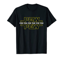 Ladda upp bild till gallerivisning, Pew Pew Wars | Funny Space Star Noises Science for Geek Gift T-Shirt-429041
