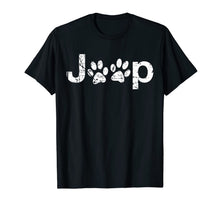 Ladda upp bild till gallerivisning, Funny Jeep Paw Prints Dogs Jeeps Lovers Distressed Men Women T-Shirt 112833
