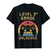Ladda upp bild till gallerivisning, Level 3rd Grade Unlock - First Grade tshirt for kids boys 440312
