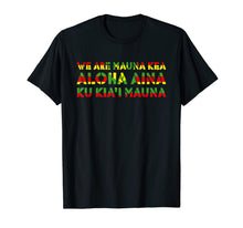 Ladda upp bild till gallerivisning, Kanaka Maoli Flag - We Are Mauna Kea T-Shirt 126659
