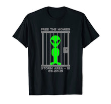 Ladda upp bild till gallerivisning, Free the homies jail Area 51 Alien Shirt gift funny fun T-Shirt 94476
