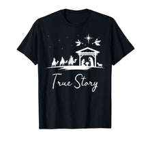 Ladda upp bild till gallerivisning, Funny shirts V-neck Tank top Hoodie sweatshirt usa uk au ca gifts for Christmas Nativity Shirt True Story Nativity Scene Gifts T-Shirt 934574
