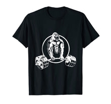 Ladda upp bild till gallerivisning, Gorilla Strength Weight lifter Gym T Shirt Body Builder Tee 178574
