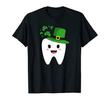 Ladda upp bild till gallerivisning, Cute Tooth With Hat Dental Assistant Gifts St Patricks day T-Shirt-261838
