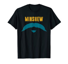 Ladda upp bild till gallerivisning, Funny Football Jacksonville Fu Manchu Mustache Fan | Minshew T-Shirt 113080

