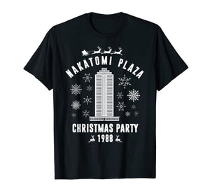 Funny shirts V-neck Tank top Hoodie sweatshirt usa uk au ca gifts for Funny Nakatomi-Plaza Christmas Party Xmas Gifts Fun Holiday T-Shirt 98383