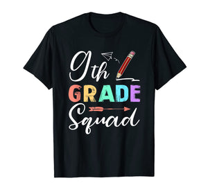 9th Grade Squad Teachers Kids Back To School Gifts T-Shirt 115246