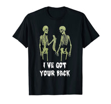 Ladda upp bild till gallerivisning, Funny Halloween I've Got you Back Funny Halloween Skeleton T-Shirt 918659

