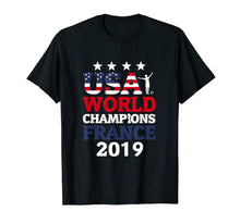 Ladda upp bild till gallerivisning, USA Women Soccer World Champions 2019 4 Stars Gift T-Shirt 132502
